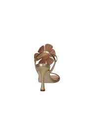 Chantal 2595 Sandalo a stiletto con fiore Bronzo