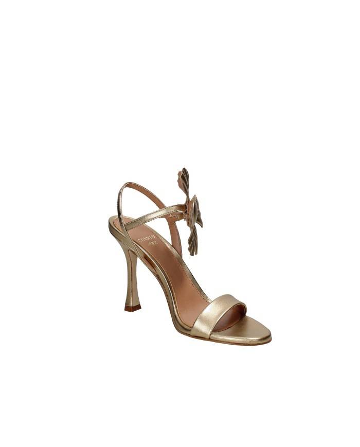 Chantal 2595 Sandalo a stiletto con fiore Bronzo
