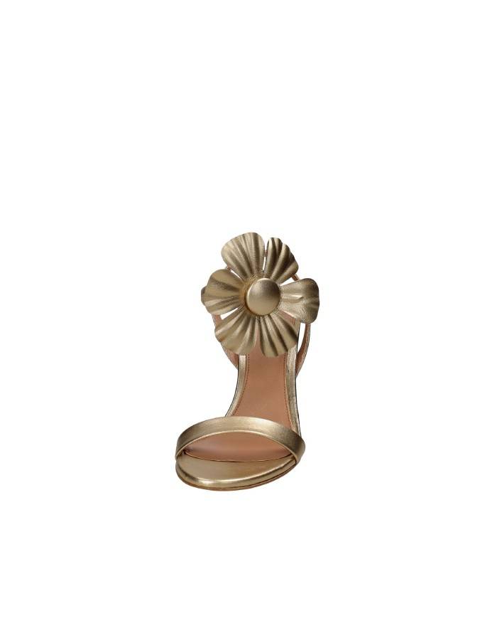 Chantal 2595 Sandalo a stiletto con fiore Bronzo