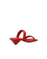 JVAM Cody 37788 Sandalo scalzato con due fasce imbottite Rosso