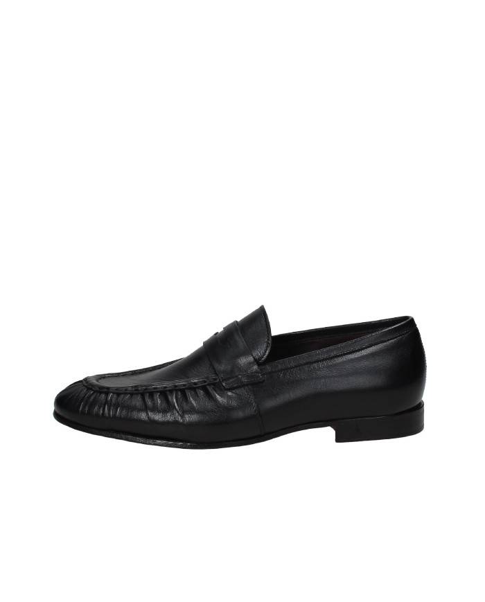 Morgillo 698 Mocassino classico in pelle Nero