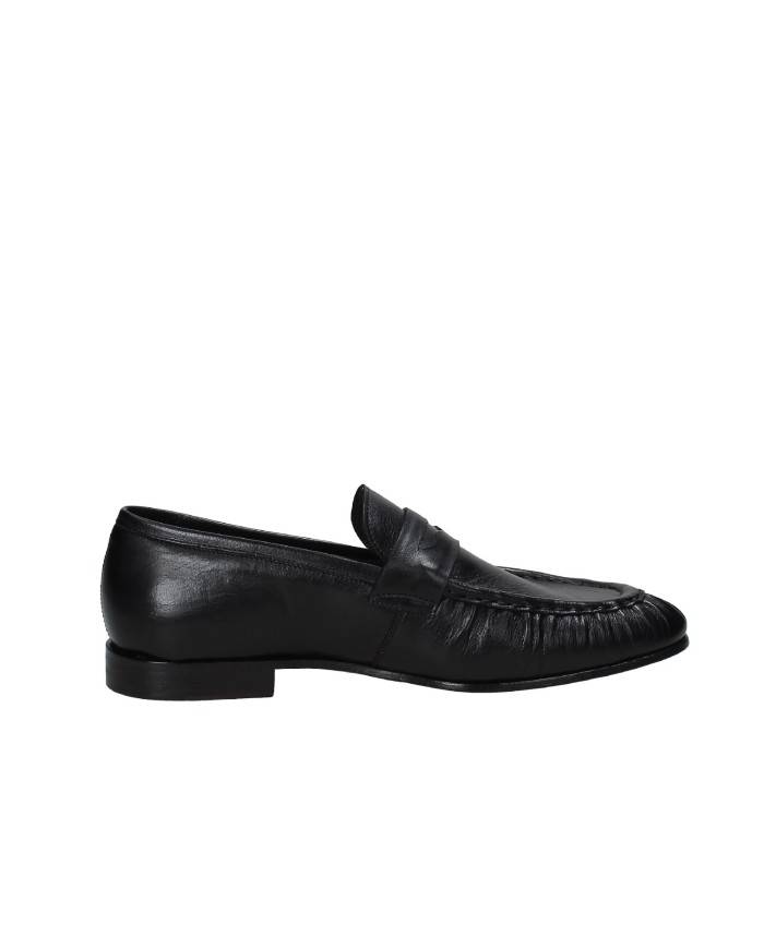 Morgillo 698 Mocassino classico in pelle Nero