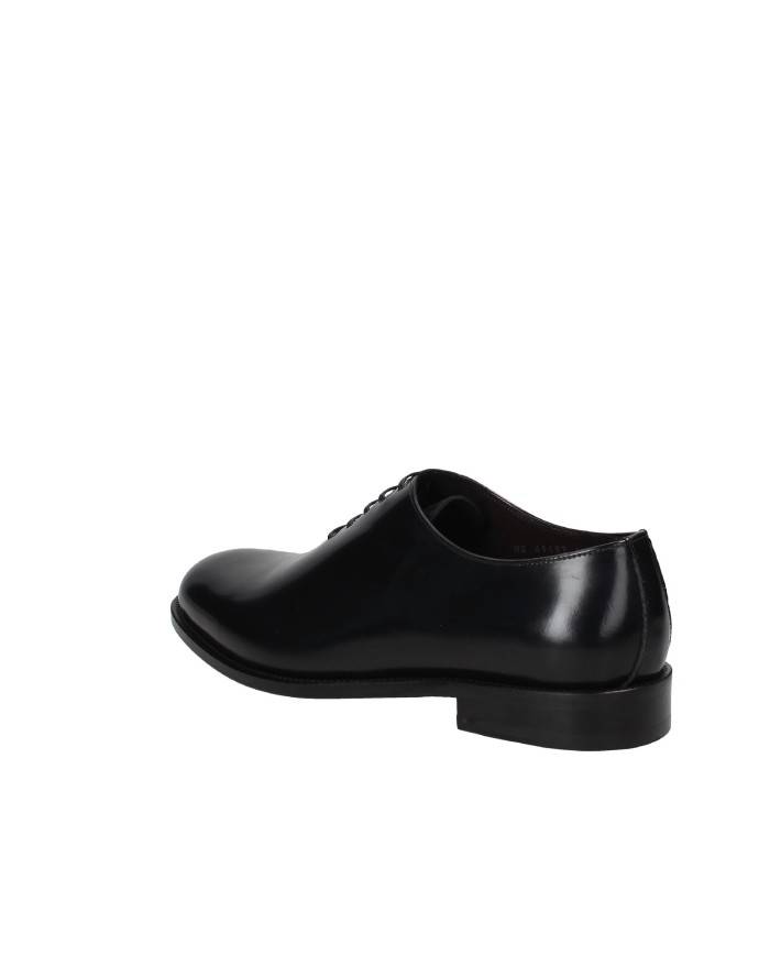 Morgillo 414 Oxford in pelle spazzolata Nero