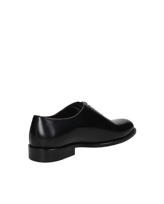 Morgillo 414 Oxford in pelle spazzolata Nero