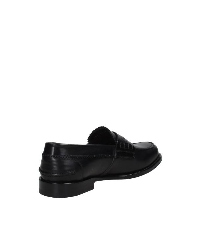 Morgillo 924 Mocassino college in pelle Nero