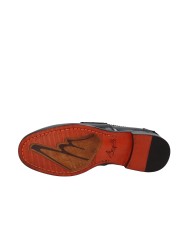 Morgillo 924 Mocassino college in pelle Nero