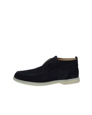 Rossano Bisconti 358-08 Mocassino alto in camoscio Blu Rossano Bisconti 358-08 Mocassino alto in camoscio Blu