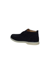 Rossano Bisconti 358-08 Mocassino alto in camoscio Blu