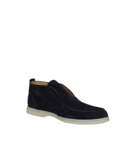 Rossano Bisconti 358-08 Mocassino alto in camoscio Blu