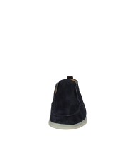 Rossano Bisconti 358-08 Mocassino alto in camoscio Blu