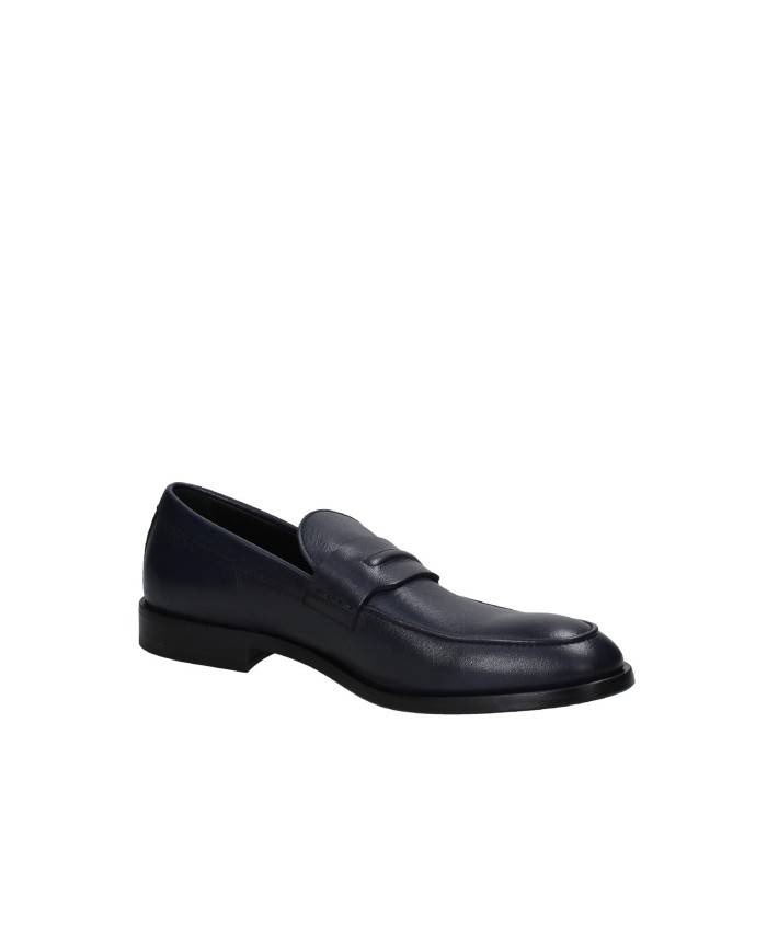 Rossano Bisconti 689-03 Mocassino classico in pelle Blu Rossano Bisconti 689-03 Mocassino classico in pelle Blu