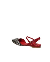 L'Arianna CH2027 Ballerina slingback velluto e vernice Leopardo L'Arianna CH2027 Ballerina slingback velluto e vernice Leopardo