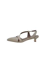 L'Arianna CH2531 Décolleté slingback in nappa Taupe L'Arianna CH2531 Décolleté slingback in nappa Taupe