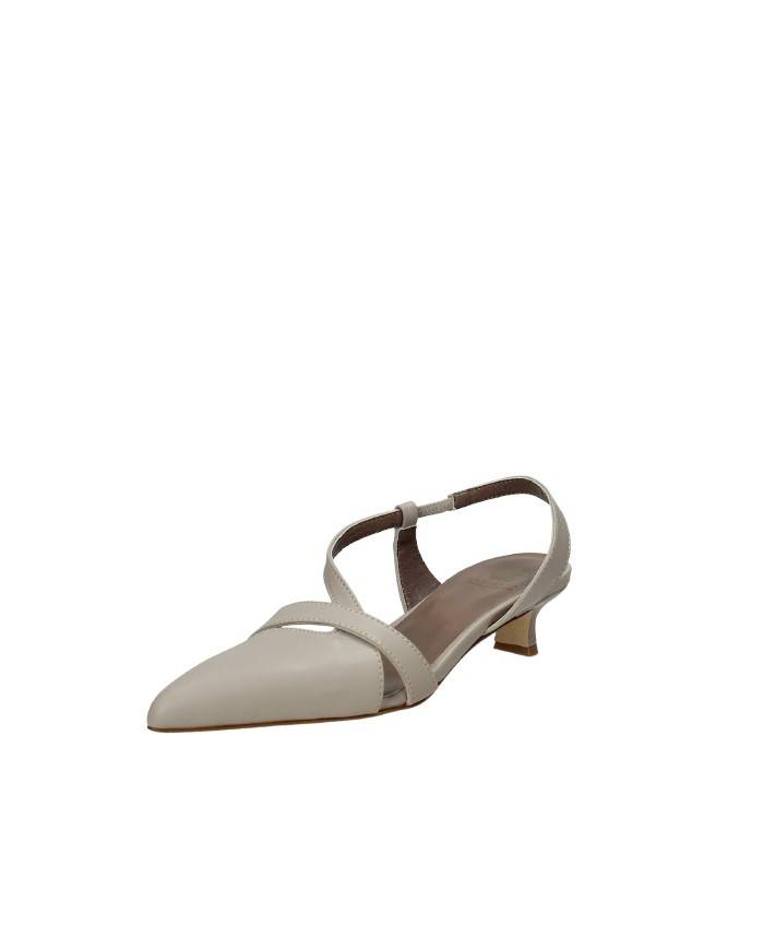 L'Arianna CH2531 Décolleté slingback in nappa Taupe L'Arianna CH2531 Décolleté slingback in nappa Taupe