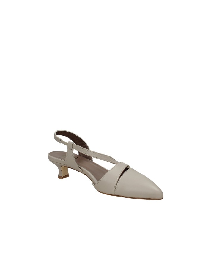 L'Arianna CH2531 Décolleté slingback in nappa Taupe L'Arianna CH2531 Décolleté slingback in nappa Taupe