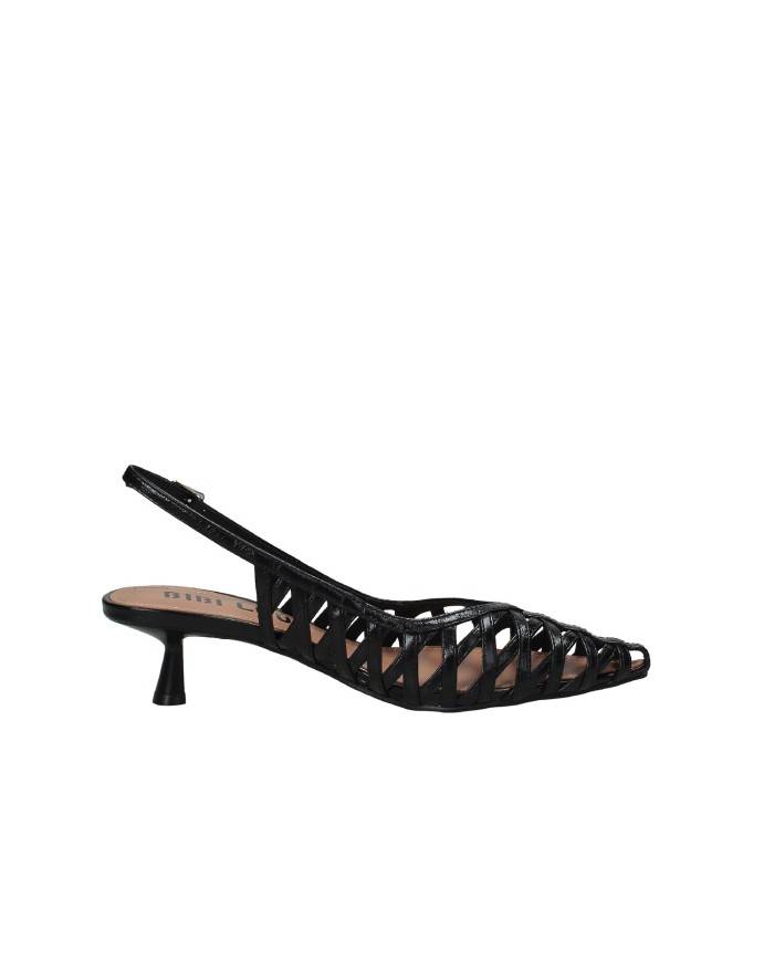 Bibi Lou 555z45vk Décolleté slingback intrecciata in pelle Nero Bibi Lou 555z45vk Décolleté slingback intrecciata in pelle Nero