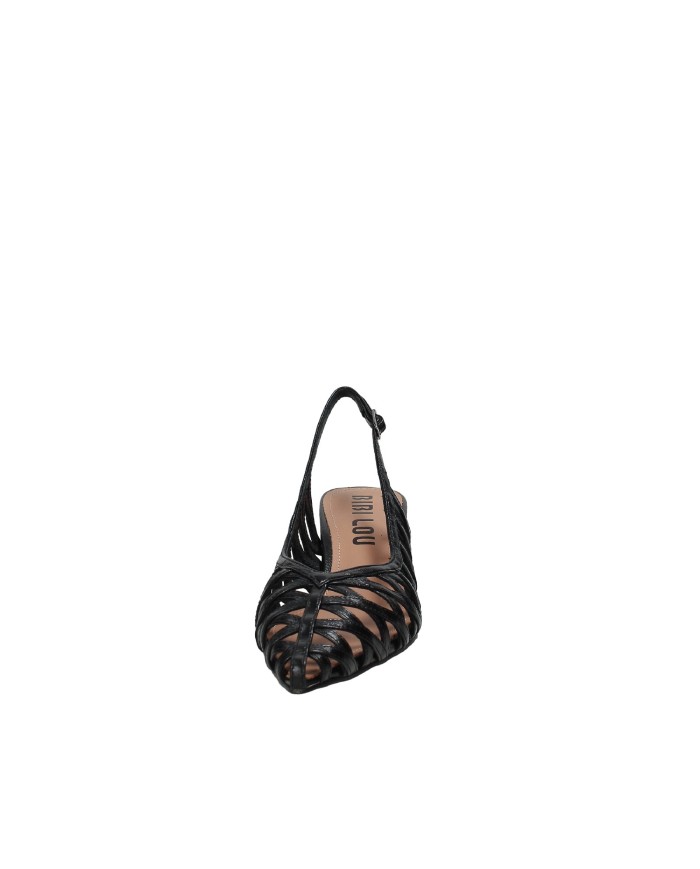 Bibi Lou 555z45vk Décolleté slingback intrecciata in pelle Nero Bibi Lou 555z45vk Décolleté slingback intrecciata in pelle Nero