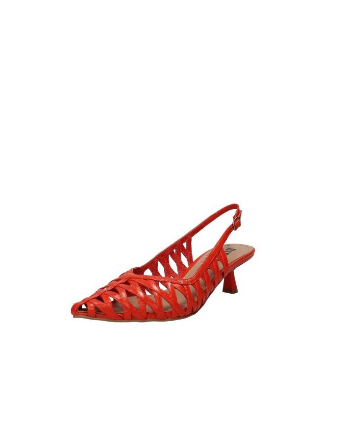 Bibi Lou 555z45vk Décolleté slingback intrecciata in pelle Rosso Bibi Lou 555z45vk Décolleté slingback intrecciata in pelle Rosso