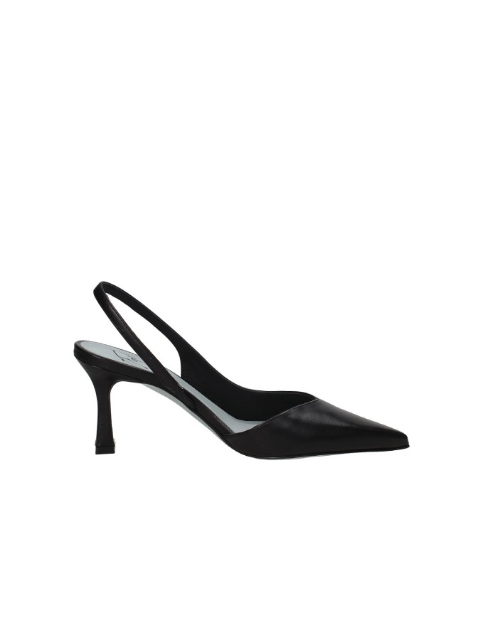 Festa Cestro Décolleté slingback alta in pelle Nero Festa Cestro Décolleté slingback alta in pelle Nero