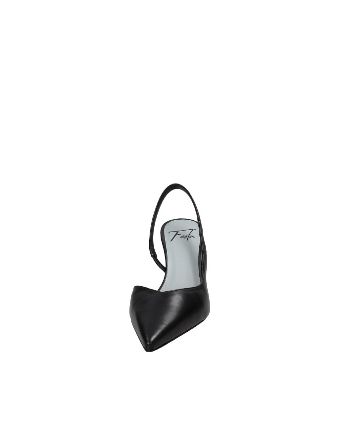 Festa Cestro Décolleté slingback alta in pelle Nero Festa Cestro Décolleté slingback alta in pelle Nero