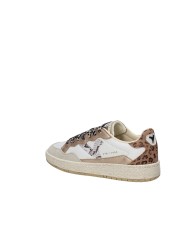 Victoria 8806109 Sneaker donna animalier e laminato Bianco e Platino
