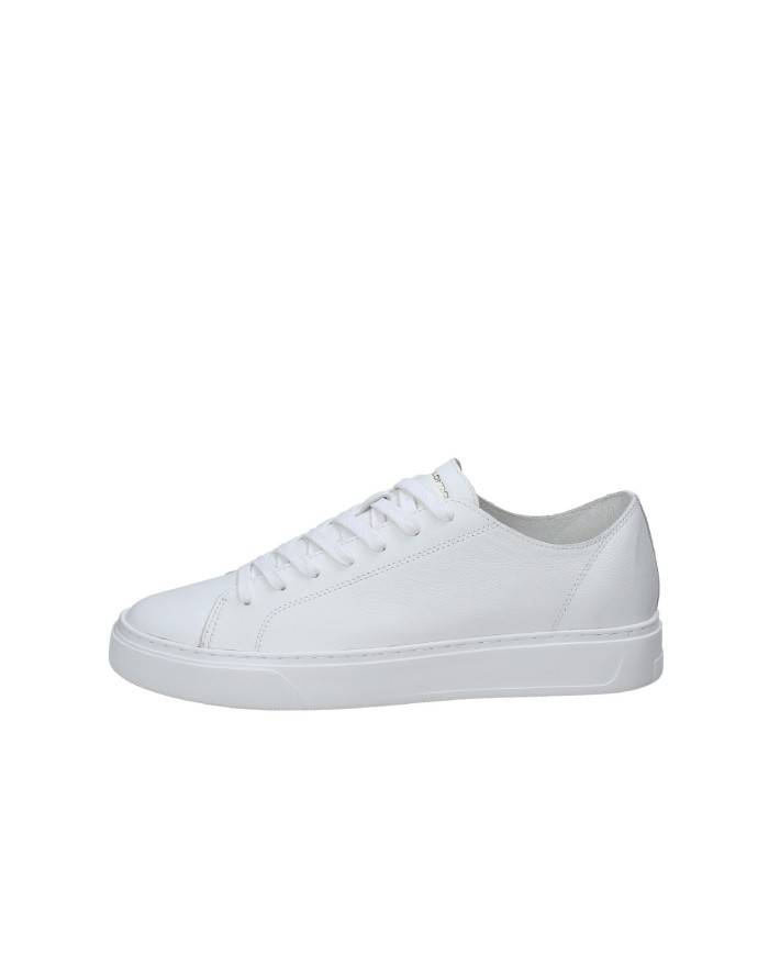 Crime London Raw Cut.17650 Sneaker taglio vivo in pelle vegan Bianco