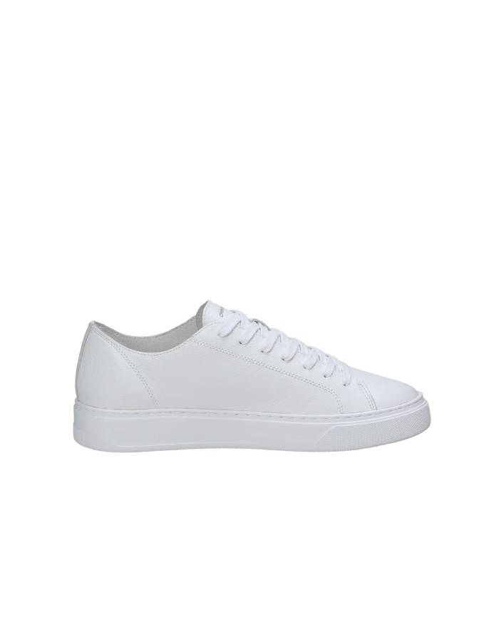 Crime London Raw Cut.17650 Sneaker taglio vivo in pelle vegan Bianco