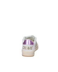 Crime London Chelsea.20206 Sneaker basse donna in pelle e glitter Bianco e Oro