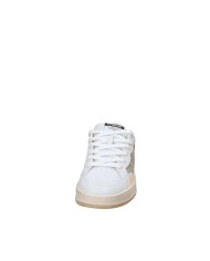 Crime London Chelsea.20206 Sneaker basse donna in pelle e glitter Bianco e Oro