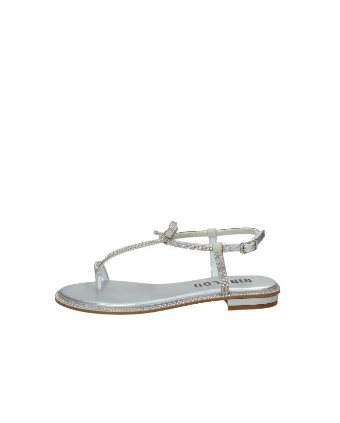 Bibi Lou 845z00hg Sandalo basso infradito con strass Argento Bibi Lou 845z00hg Sandalo basso infradito con strass Argento