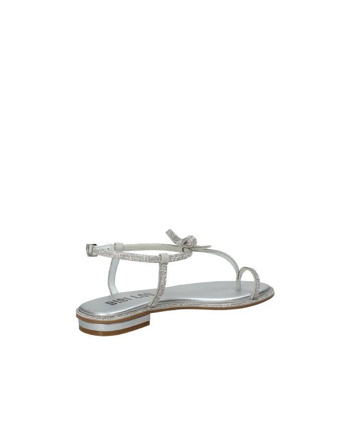 Bibi Lou 845z00hg Sandalo basso infradito con strass Argento