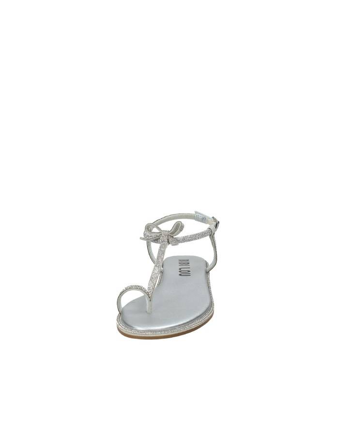 Bibi Lou 845z00hg Sandalo basso infradito con strass Argento
