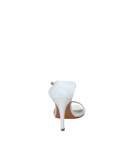 Albano 5301 Sandalo con tallone chiuso e cinturino in pelle Bianco